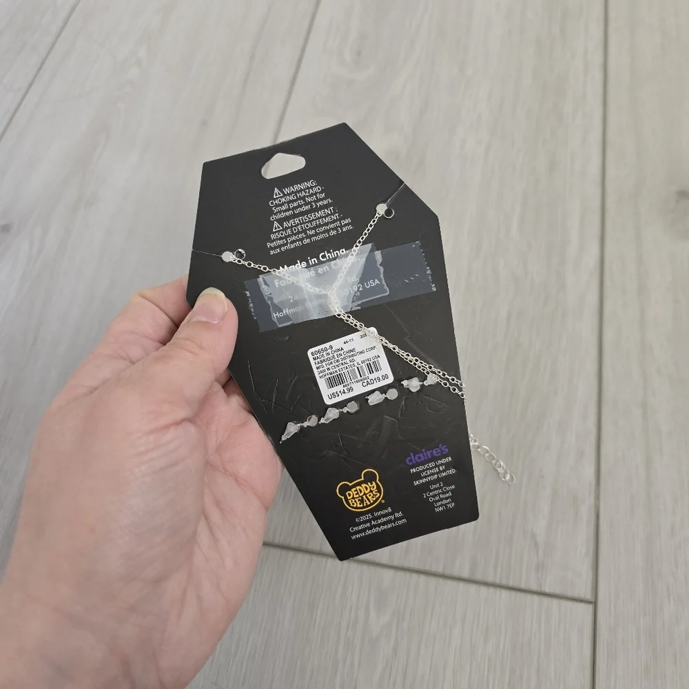 NWT Deddy Bears Interchangeable Charm Necklace - Picture 5 of 5